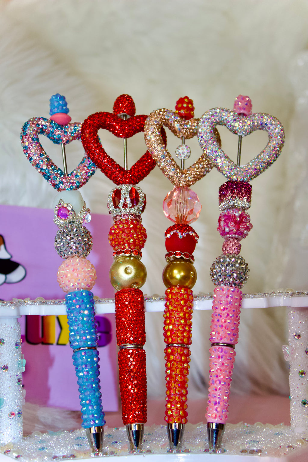 Valentine's Embellished Pens