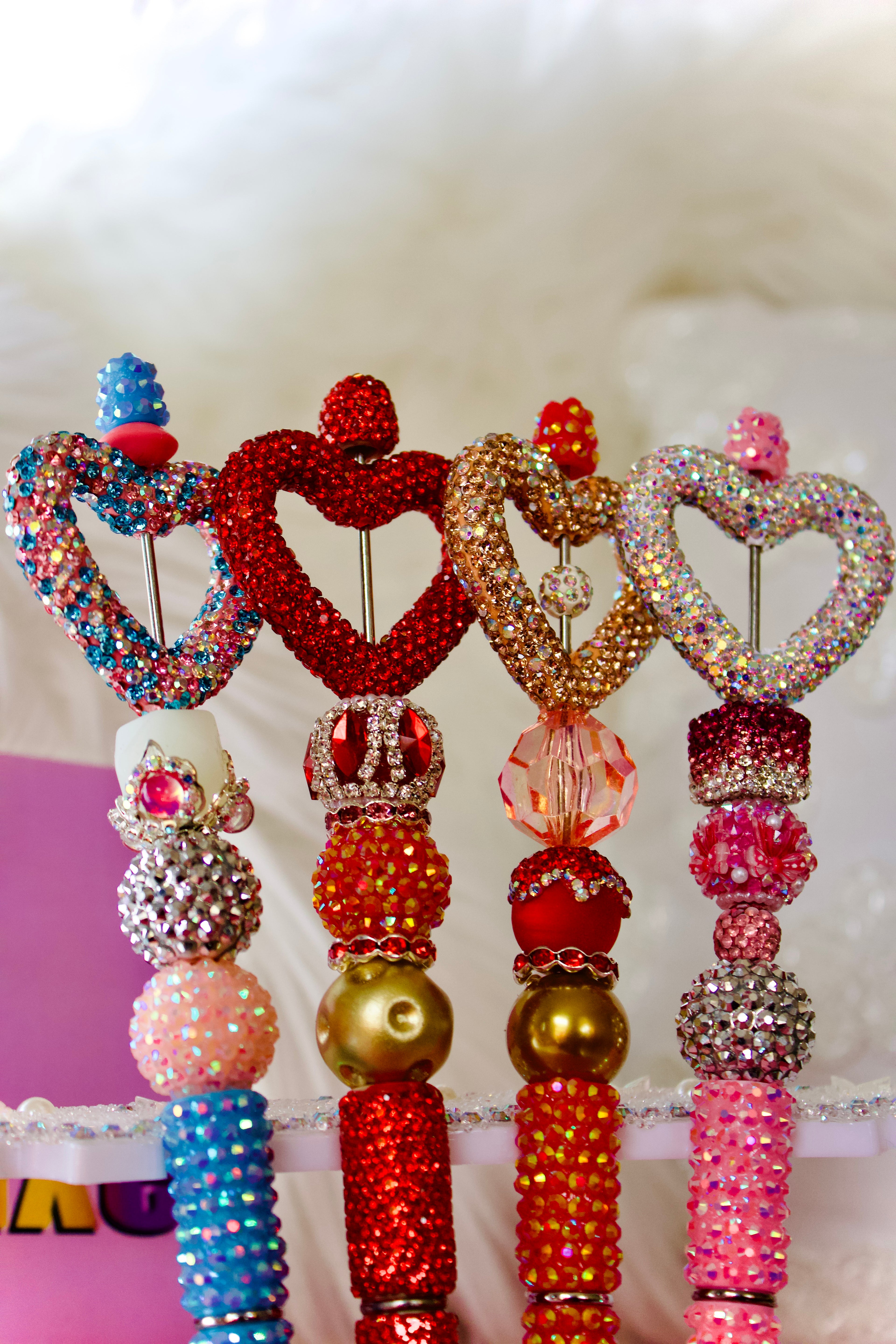 Valentine's Embellished Pens