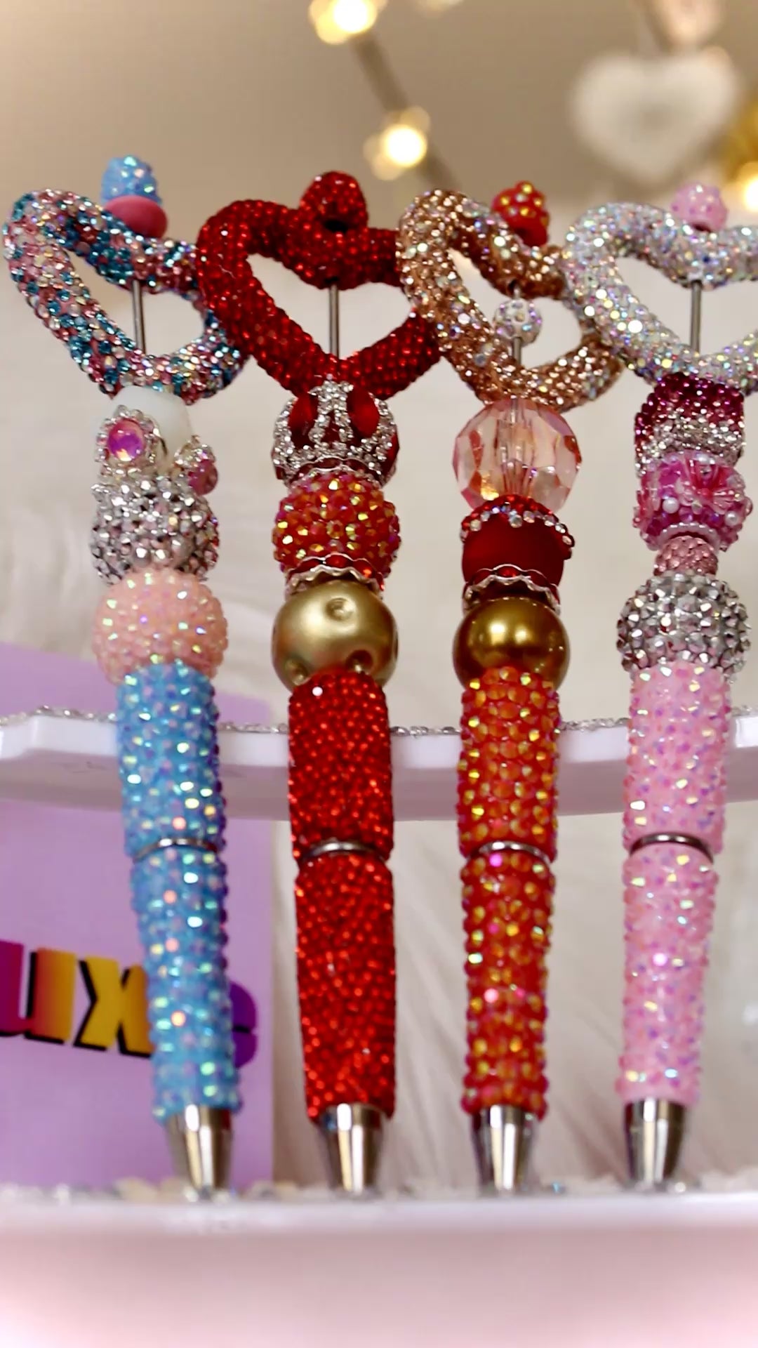 Valentine's Embellished Pens