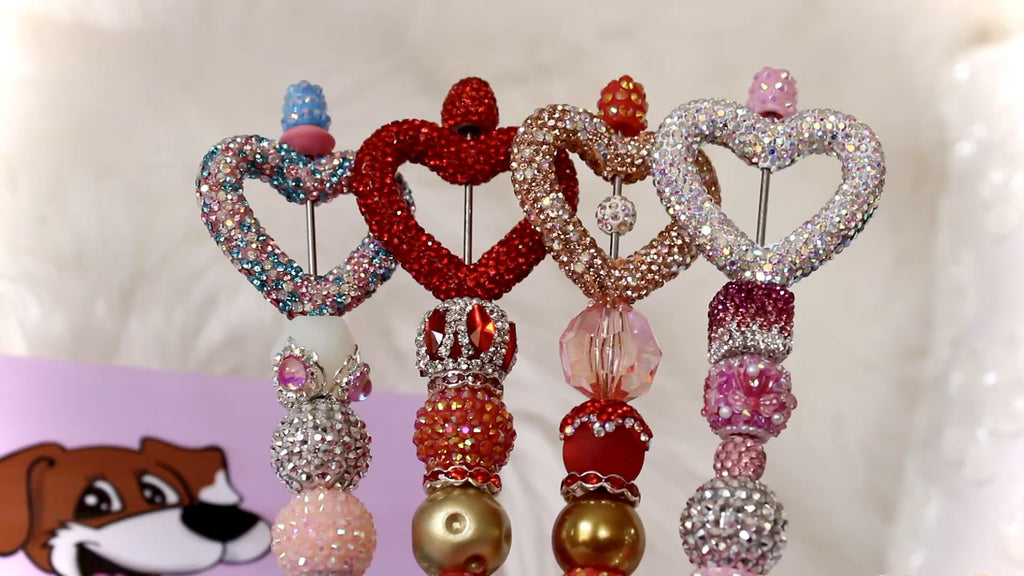 Valentine's Embellished Pens
